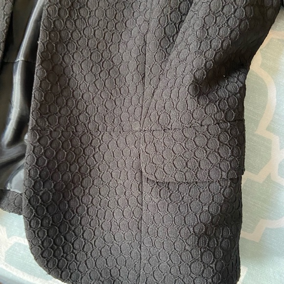 2/$10 Black Quilted Blazer - Picture 3 of 5